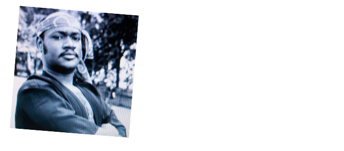Carl Douglas, in a bandana with arms folded. Kung Fu Fighting sold well (10.5 million)